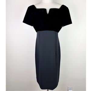 Liz Claiborne Vintage Black Sweetheart Dress